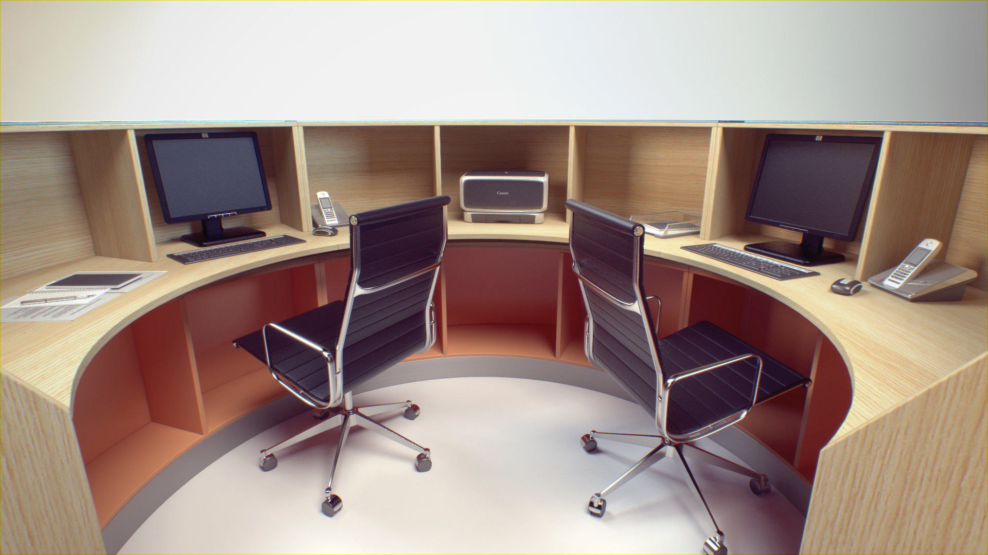 Фото Стойка reception. Модель 3