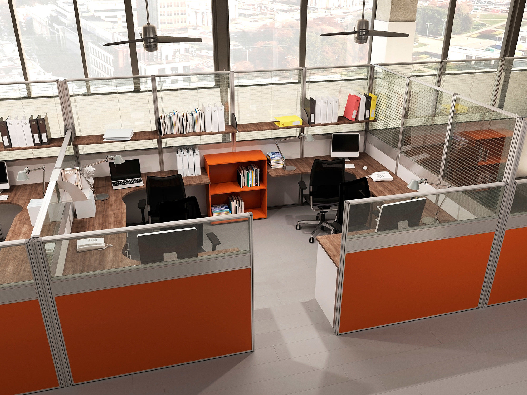 Фото Мобильная система перегородок UALCOM-Optima +