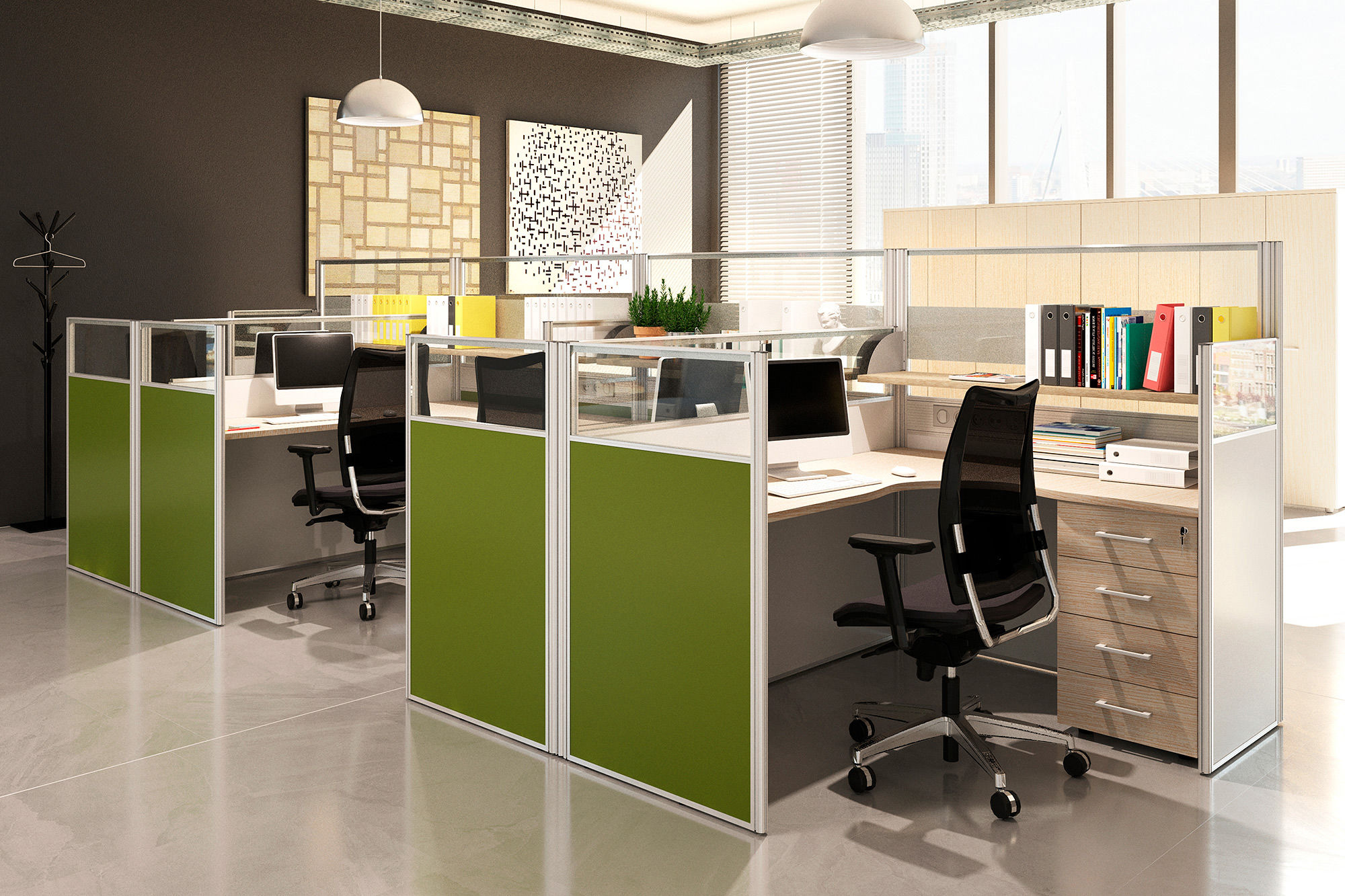 Фото Системы мобильных перегородок UALCOM-Blitz