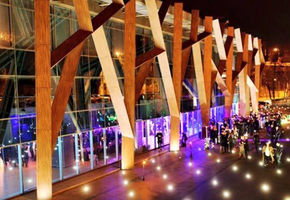 Комплексные интерьерные решения UALCOM для знакового проекта КВЦ «Парковый» в Киеве