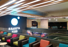 Системы ограждений в проекте Блокбастер - развлекательный центр, кинотеатр