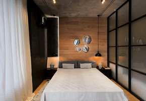 Стационарные перегородки в проекте Перегородки и двери UALCOM - популярный тренд в частных интерьерах